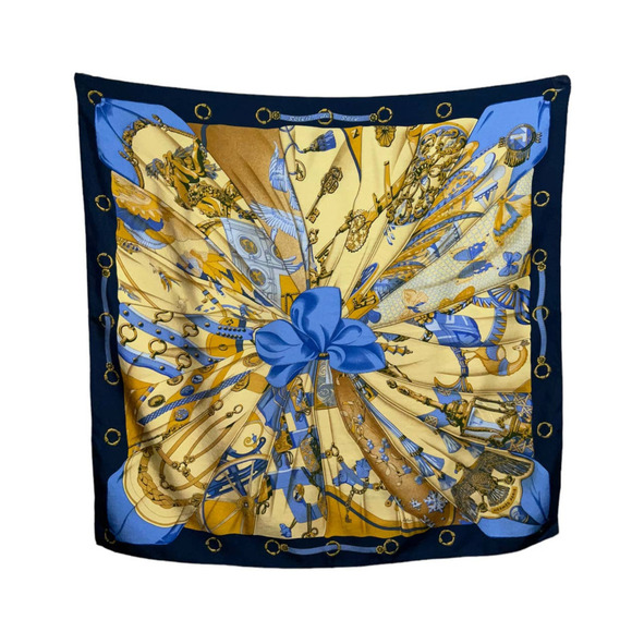 Hermès Hermes Soleil De Soie 100% Silk Scarf 90cm Square - Picture 1 of 16